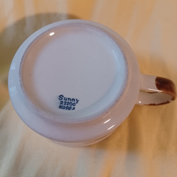 Vintage Sunny Korea #22200 floral soup mug (060324A) - Picture 4 of 4
